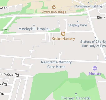 map for Redholme Memory Care Ltd