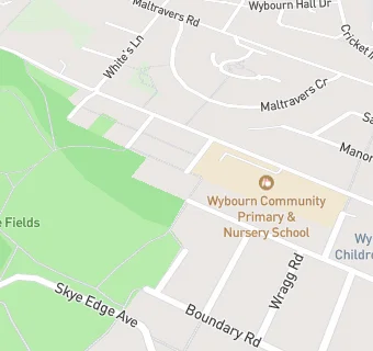 map for Wybourn Nursery School