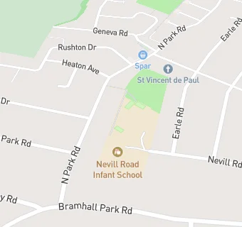 map for Nevill Road Junior School