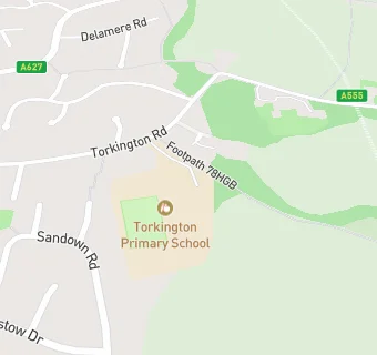 map for Torkington Primary School