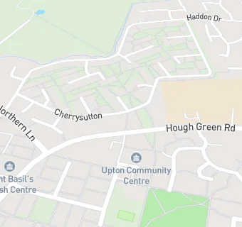 map for Upton Pre-School Before After School Club