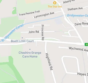 map for Cheshire Grange