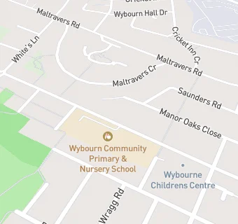 map for Wybourn Primary School Childrens Centre