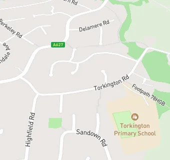 map for Torkington Primary School (Taylor Shaw Ltd)