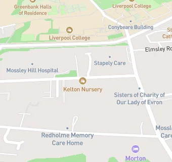 map for Kelton Nursery