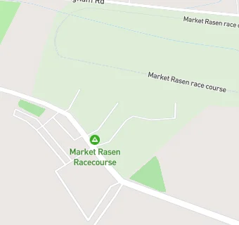 map for Market Rasen Racecourse