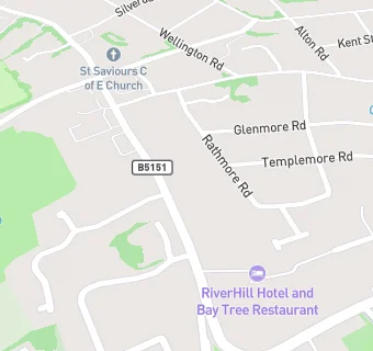 map for The Riverhill Hotel