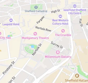 map for Mercure St Pauls Hotel & Spa