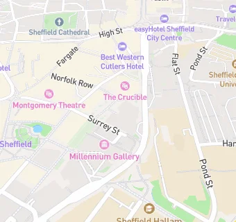 map for Library Theatre