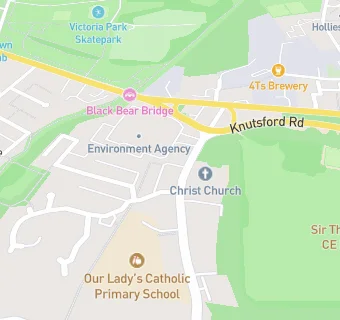 map for Christ Church Hall