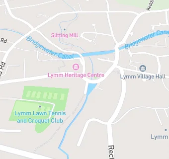 map for Lymm Methodist Church