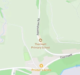 map for Thornsett Primary School (High Peak Federation)