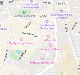 map for Lyceum Theatre