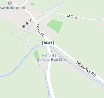 map for Retford & Worksop Boat Club