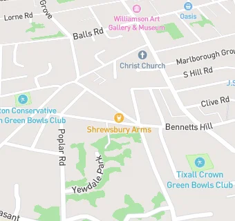 map for Shrewsbury Arms