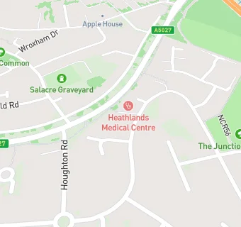 map for Heatherlands Pharmacy