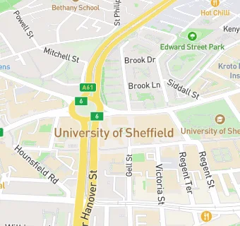 map for Sheffield Trading Services (Unicus)