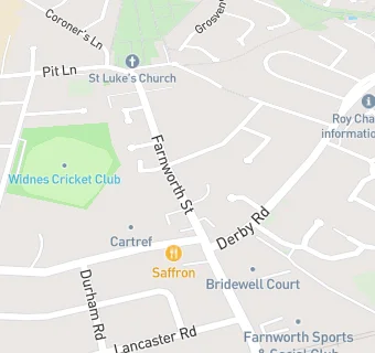 map for Farnworth Village Pharmacy