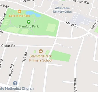 map for Stamford Park Primary School