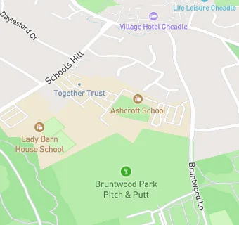 map for Ashcroft School