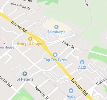 map for Sainsbury's