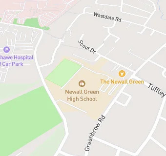 map for Newall Green High School