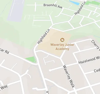 map for Waverley Junior Academy