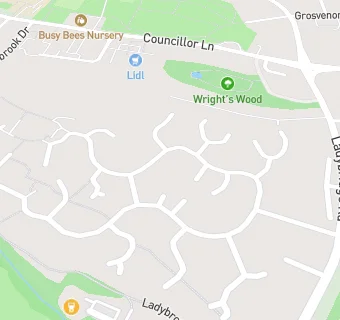 map for Ladybridge Park Residents Club