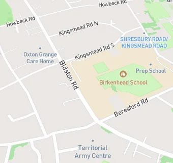 map for Birkenhead School