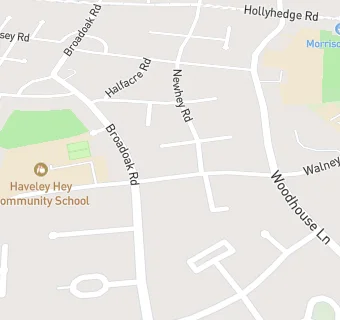 map for Haveley Hey Community School