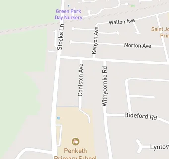 map for Penketh Community Primary School