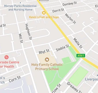 map for Holy Family Catholic Primary School