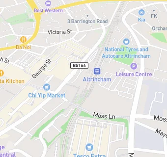 map for Met Stop Altrincham