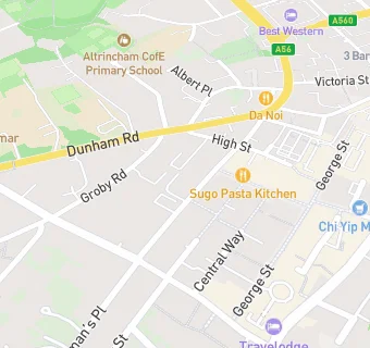 map for Altrincham Conservative Club