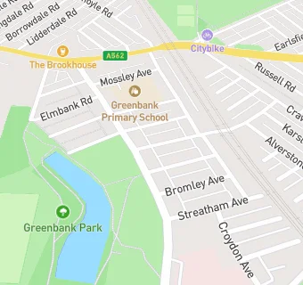 map for Greenbank Road Surgery