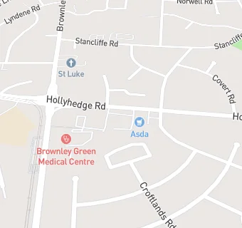 map for Asda Supermarket