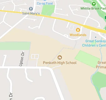 map for Penketh High School