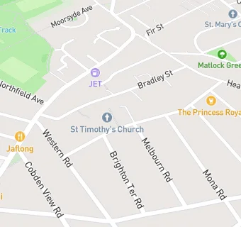 map for St Timothys Tuesday & Wednesday Lunch Club