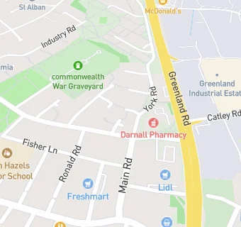 map for Clover Group - Darnall Primary Care Centre