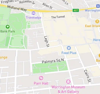 map for Pepe's Piri Piri Warrington