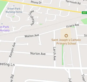 map for St Joseph's Catholic Primary School