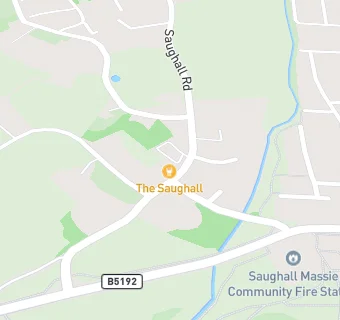 map for Saughall Hotel