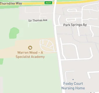 map for The William Harrison School, Gainsborough