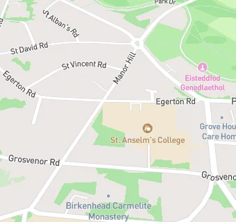 map for St Anselm's College