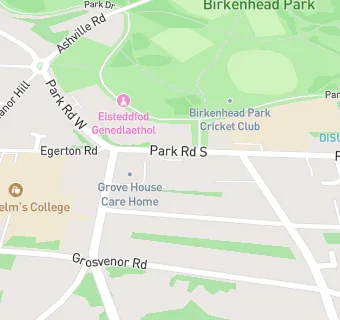 map for Park House Care Home