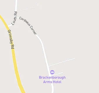 map for Brackenborough  Hotel