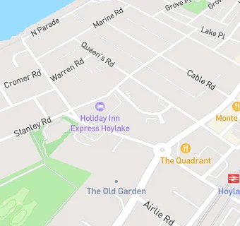 map for The Hoylake Hotel