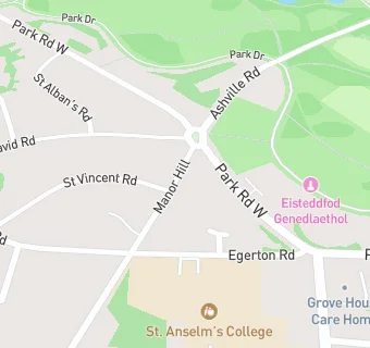 map for St. Anselm's College