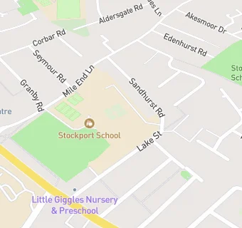 map for Stockport School