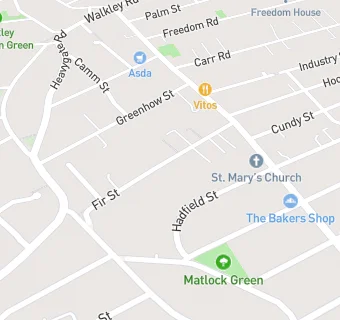 map for Fir Street Baby & Toddler Group